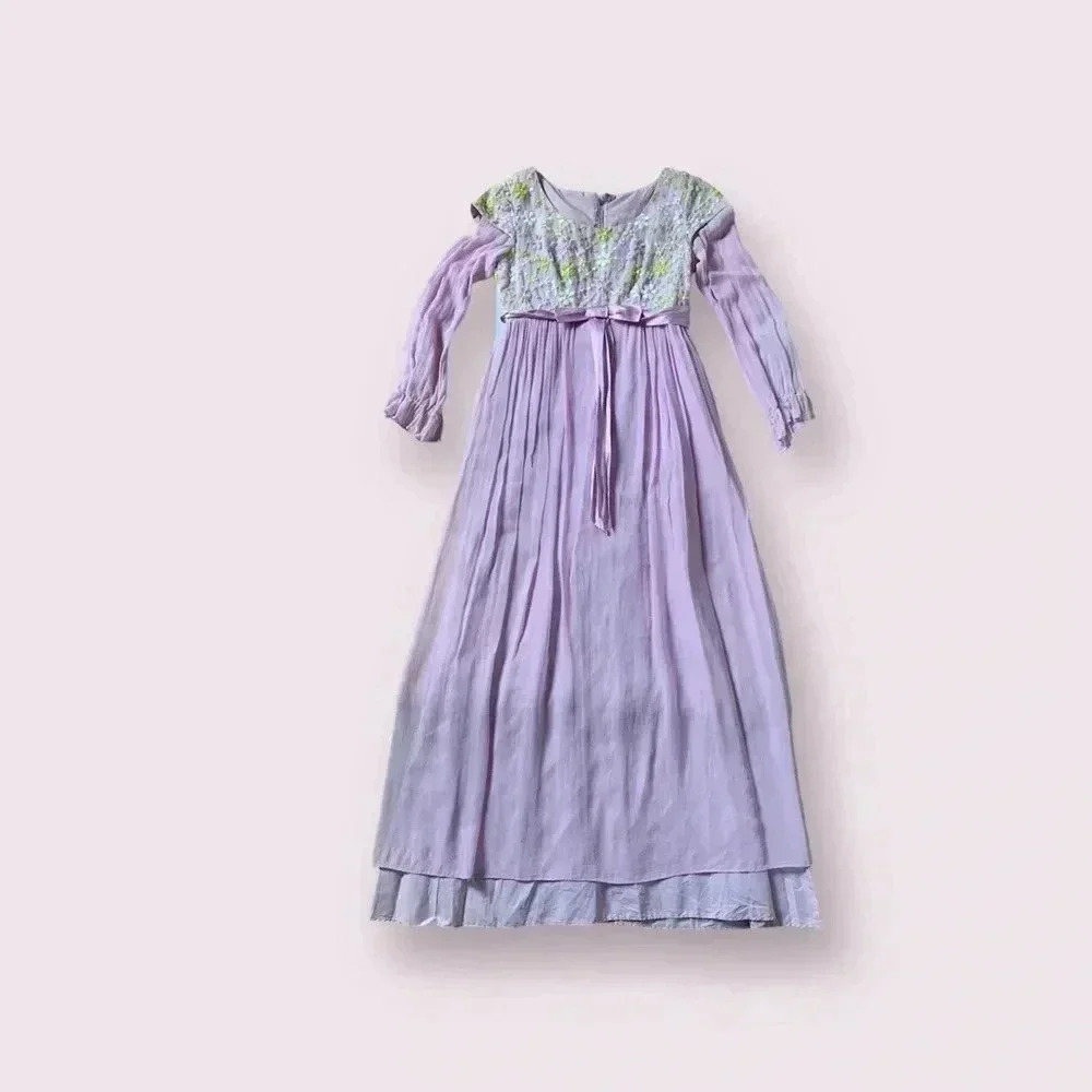 Vintage ‘50s sheer maxi dress